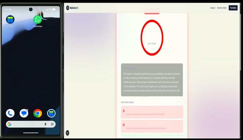RakshaOS – screenshot 4