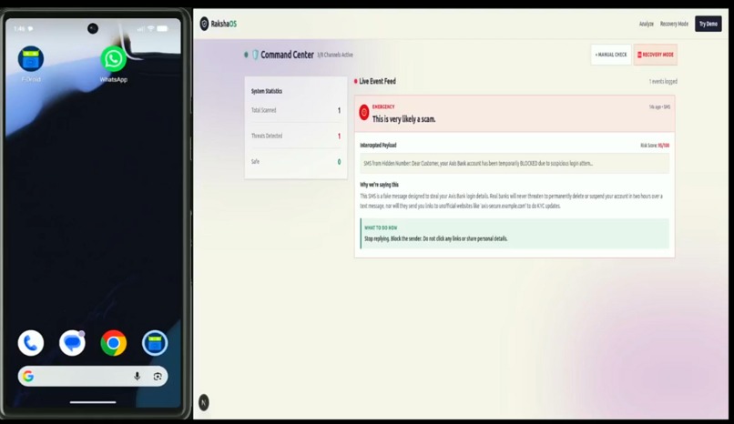 RakshaOS – screenshot 5