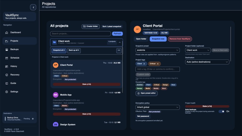 VaultSync – screenshot 2