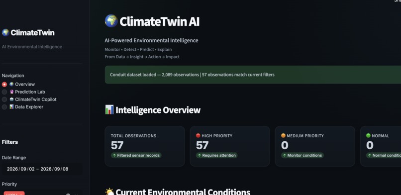 ClimateTwin AI – screenshot 2