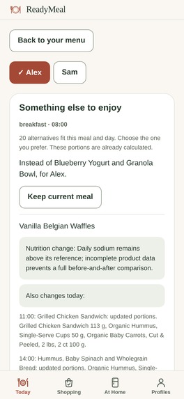 ReadyMeal – screenshot 2