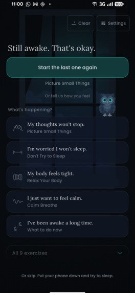 Sleep Switch — turn a racing mind off – screenshot 2