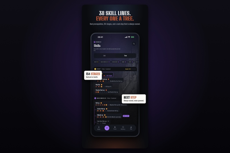 Ranked — Calisthenics Skill Rating – screenshot 2