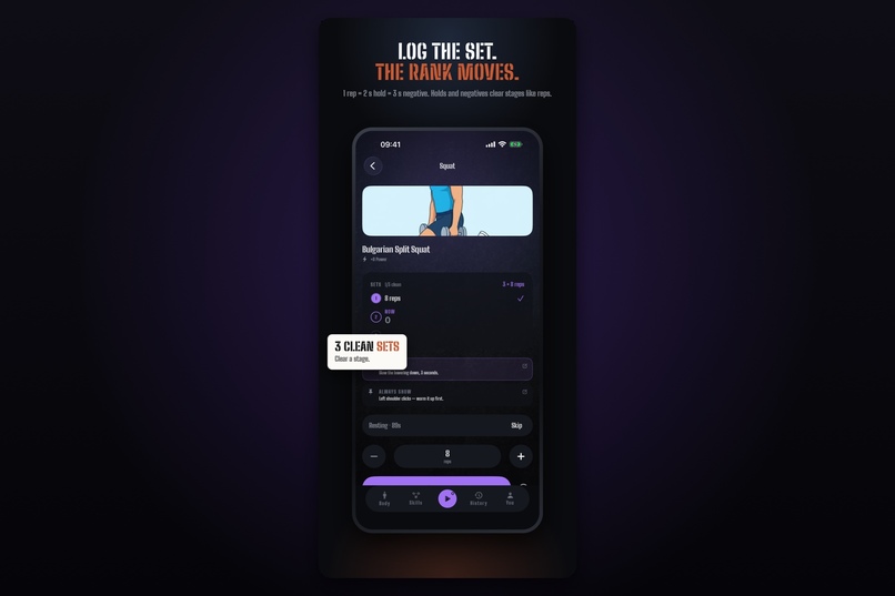 Ranked — Calisthenics Skill Rating – screenshot 4