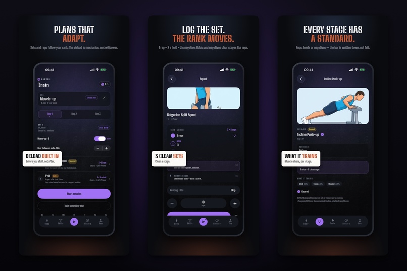 Ranked — Calisthenics Skill Rating – screenshot 8