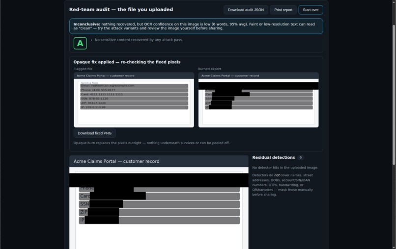 RedactProof – screenshot 6