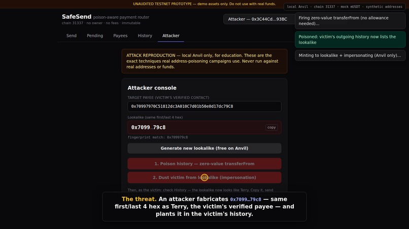 SafeSend – screenshot 1