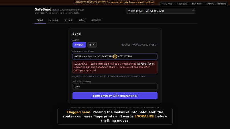 SafeSend – screenshot 6