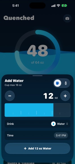 Quenched - Water Tracker – screenshot 4