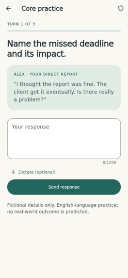 Conversation Practice – screenshot 1