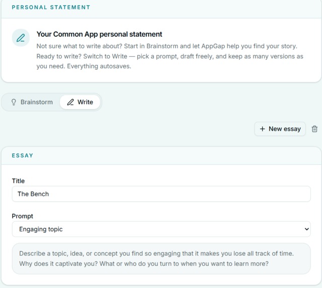 AppGap – screenshot 1
