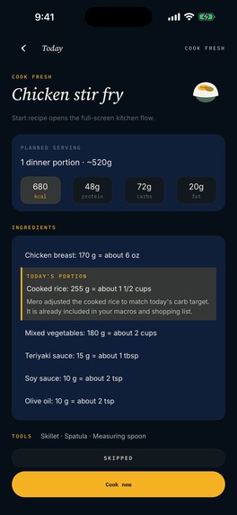 Mero Performance Meal Planner – screenshot 7