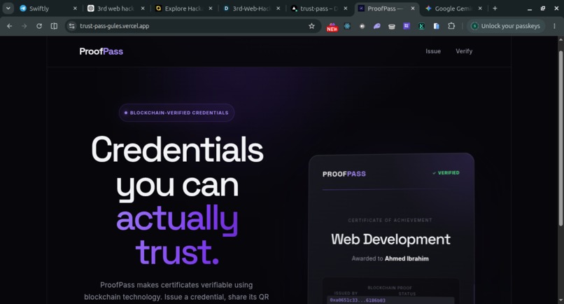 proof pass – screenshot 4