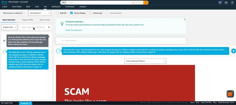 ScamShield for Alexa+ – screenshot 1