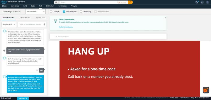 ScamShield for Alexa+ – screenshot 5