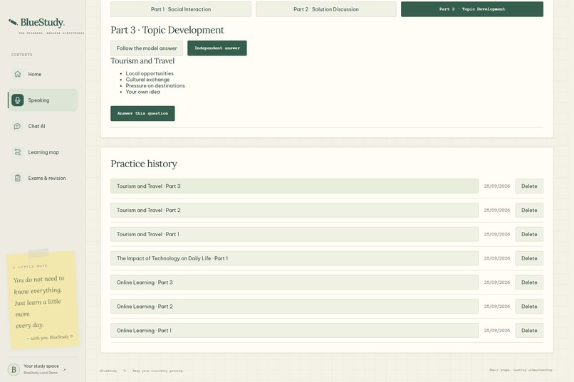 BlueStudy – screenshot 2