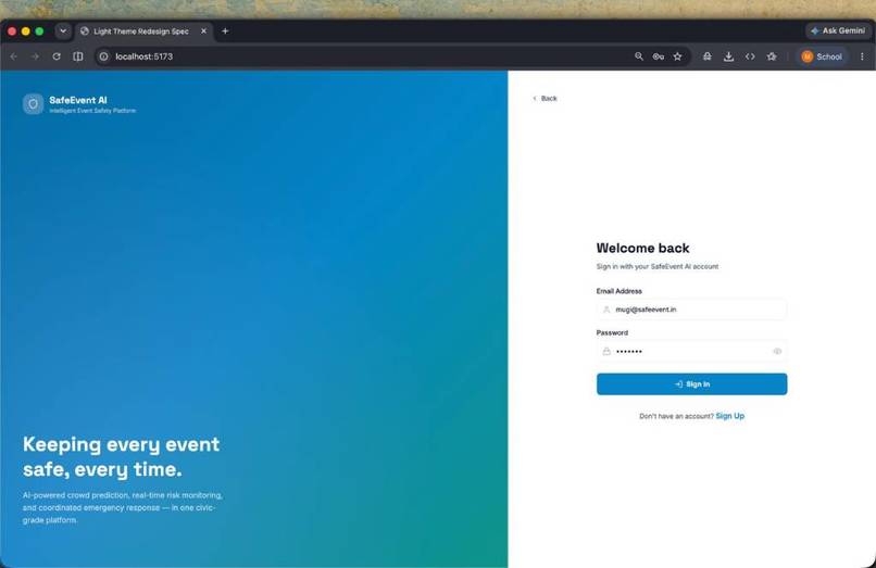 Safe Event AI – screenshot 1