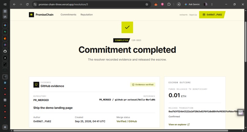 Promise Chain – screenshot 5