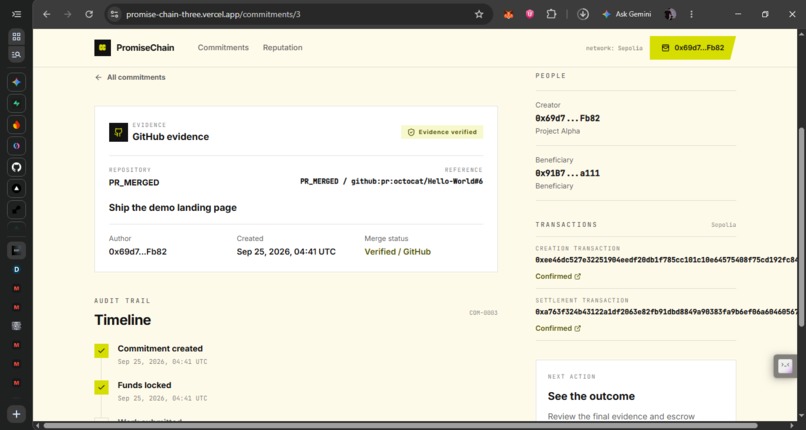 Promise Chain – screenshot 4