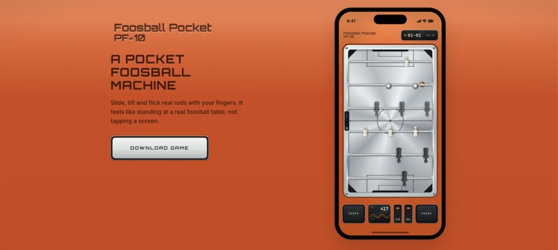 Foosball Pocket PF-10 – screenshot 1