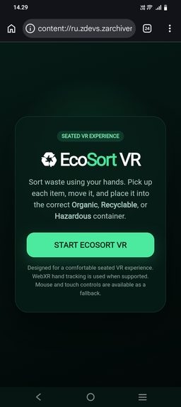EcoSort VR – screenshot 2