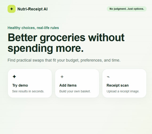 Nutri-Receipt-ai – screenshot 2
