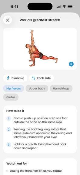 FlexHero: Stretching & Mobility – screenshot 7