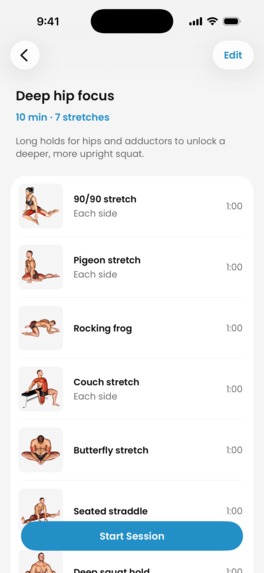 FlexHero: Stretching & Mobility – screenshot 5