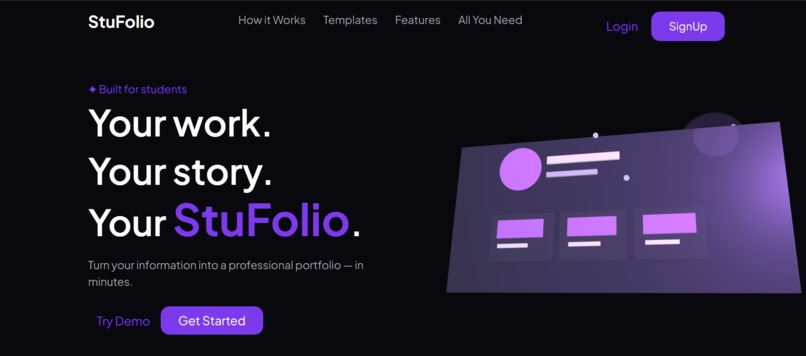 Stufolio – screenshot 1