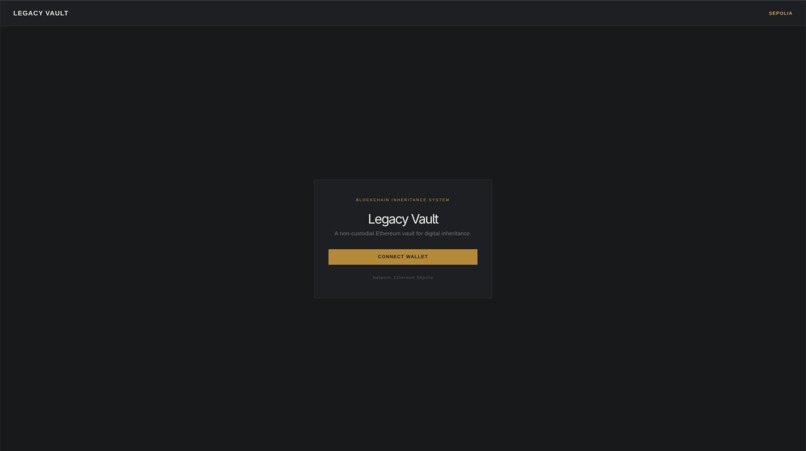 legacy-vault – screenshot 1