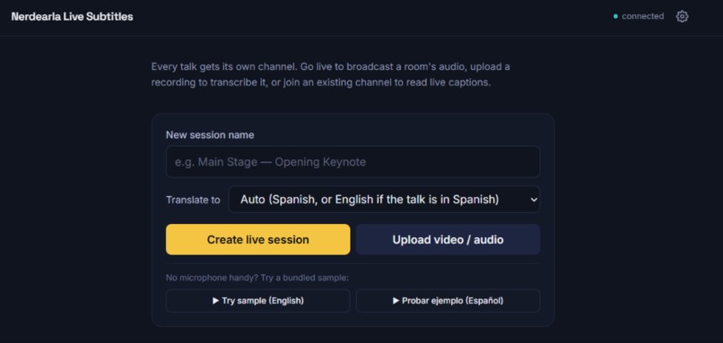 Nerdearla Live Subtitles – screenshot 3