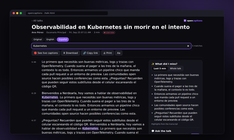 OpenCaptions – screenshot 5