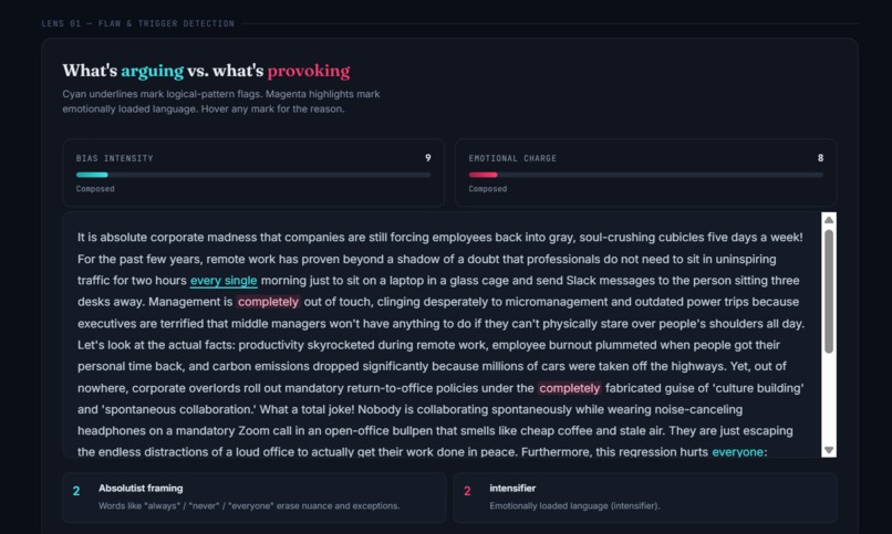 SideLens: The Echo-Chamber Analyzer – screenshot 2