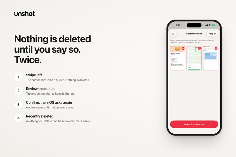 Unshot: Screenshot Cleaner – screenshot 4
