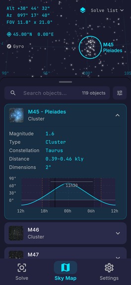 Sideris: Star Map & Solver – screenshot 6