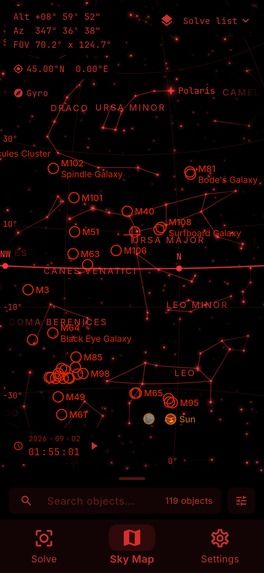 Sideris: Star Map & Solver – screenshot 14
