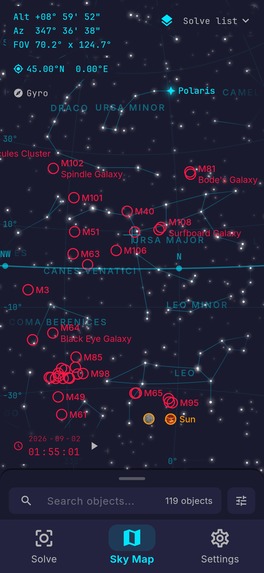Sideris: Star Map & Solver – screenshot 12