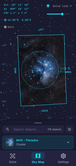 Sideris: Star Map & Solver – screenshot 7