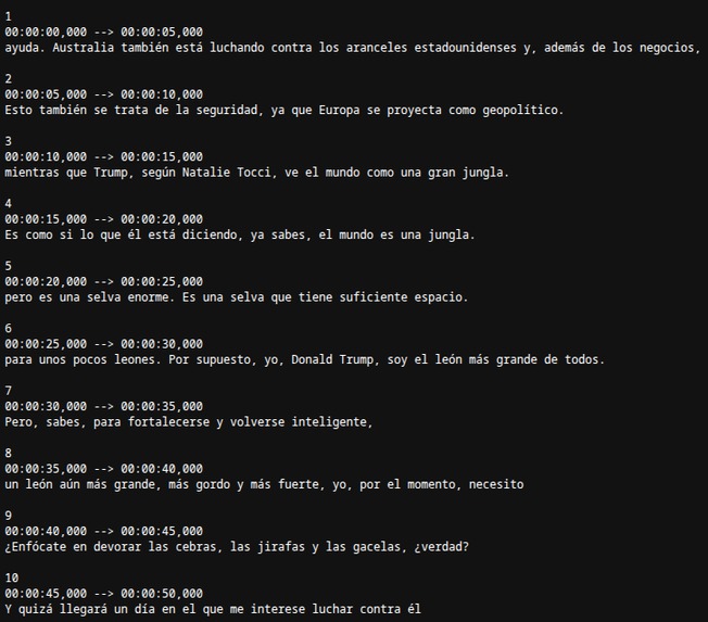 nerdearla-live-transcribe – screenshot 3