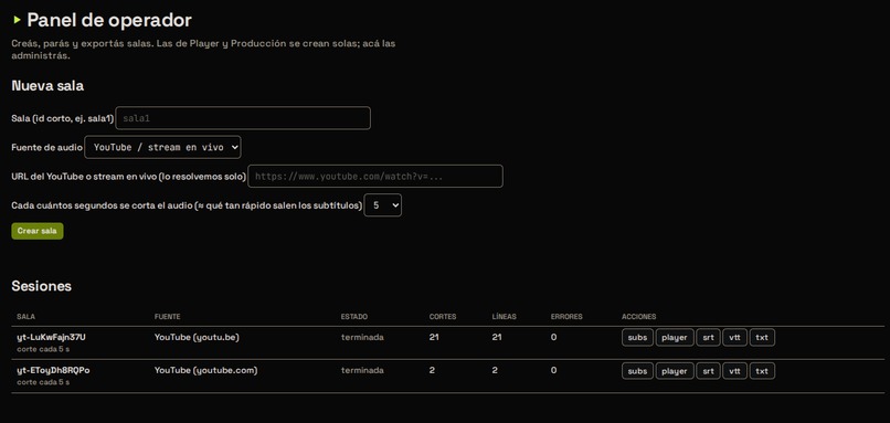 nerdearla-live-transcribe – screenshot 4