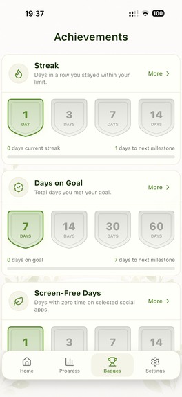 Unscrolly: Social Media Detox – screenshot 2
