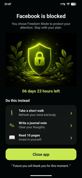 Unscrolly: Social Media Detox – screenshot 7