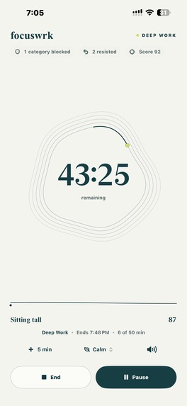 focuswrk – screenshot 2