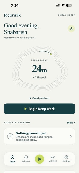 focuswrk – screenshot 1
