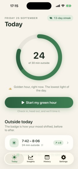 Green Hour: Time Outside – screenshot 3