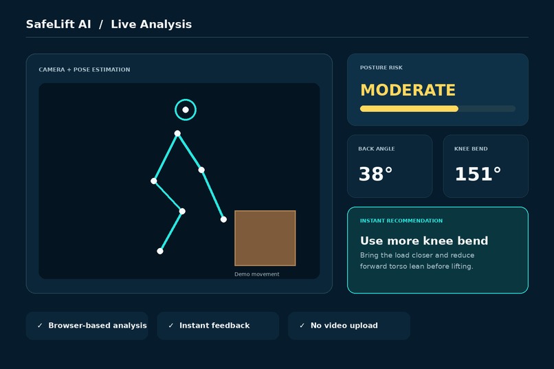 SafeLift AI – screenshot 1