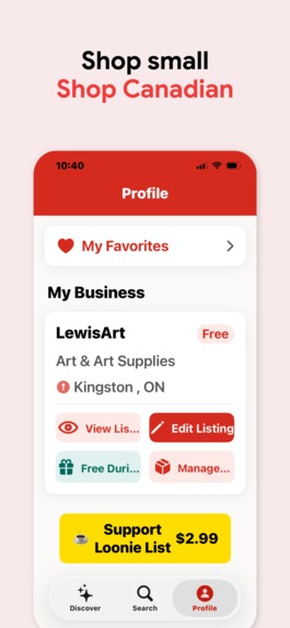 LoonieList – screenshot 5