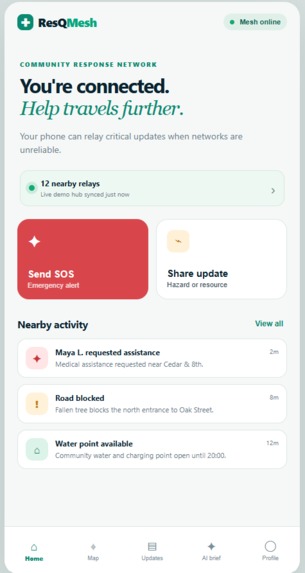 ResQMesh – screenshot 2