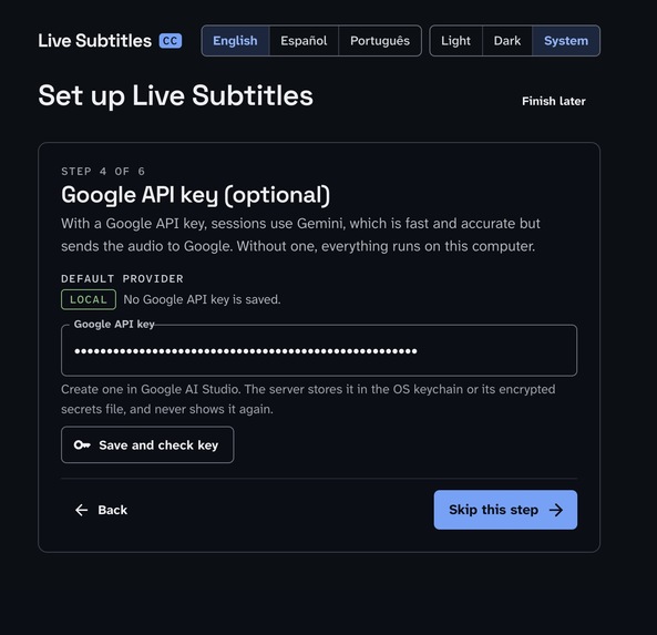 Live Subtitles – screenshot 6