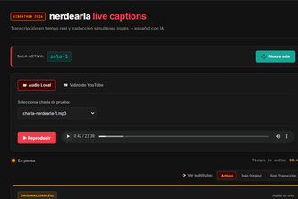 nerdearla live captions